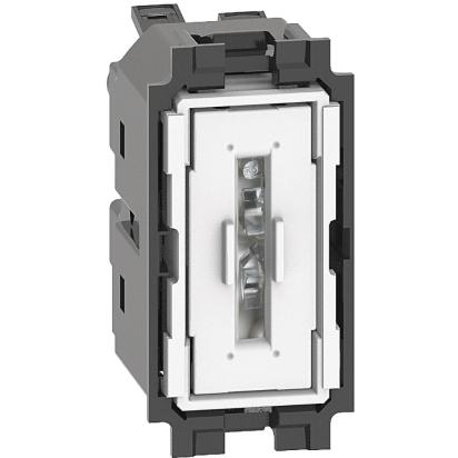 Single-pole switch 1M 10A with automatic terminals - bticino Living Now K4001A
