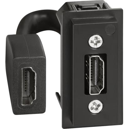 Socket HDMI 1M with cable - bticino Living Now K4284P