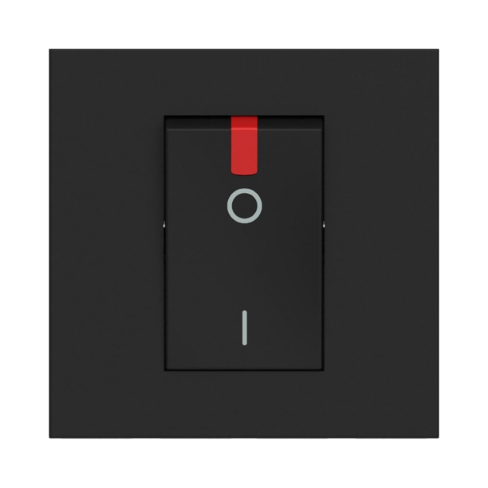 Double pole switch 32A 2M O/I Black Classia Pro - bticino Classia RG4011P