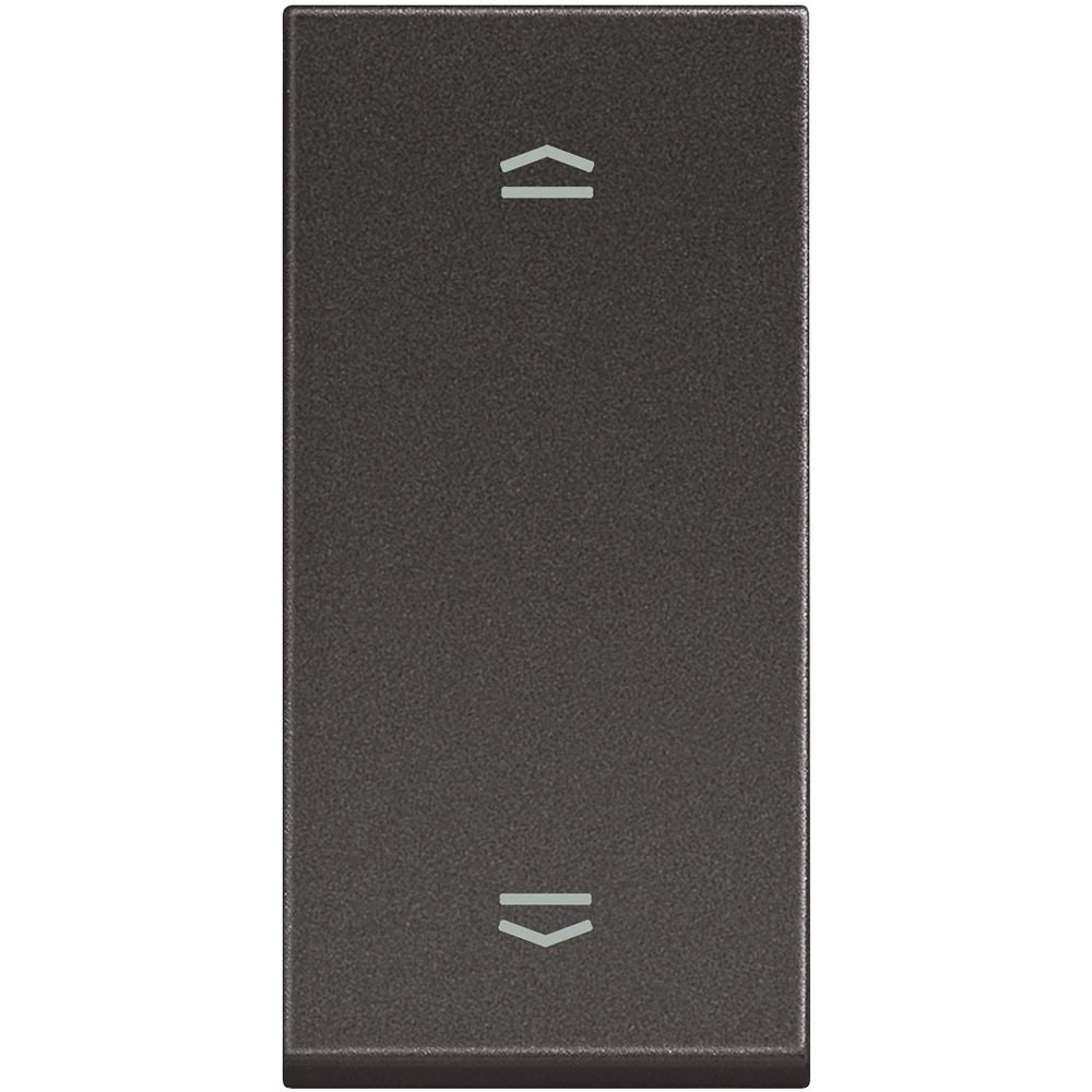 Blinds control button 10A 1M Black - bticino Classia RG4037N