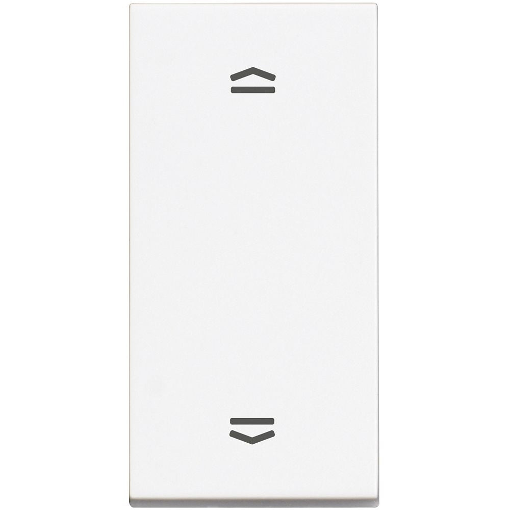 Blinds control button 10A 1M White - bticino Classia RW4037N