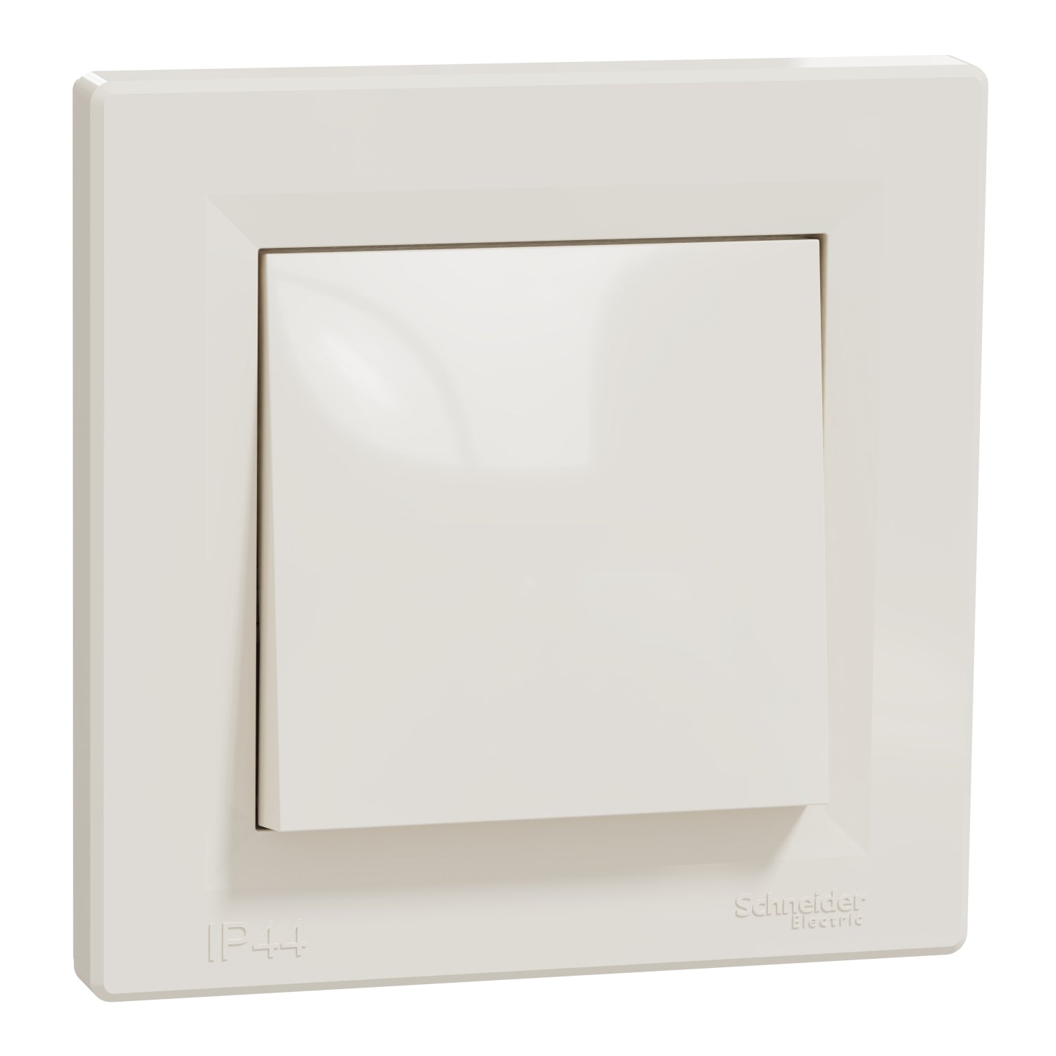 Single-pole switch 10A IP44 Cream - SCHNEIDER ELECTRIC Asfora EPH0100223