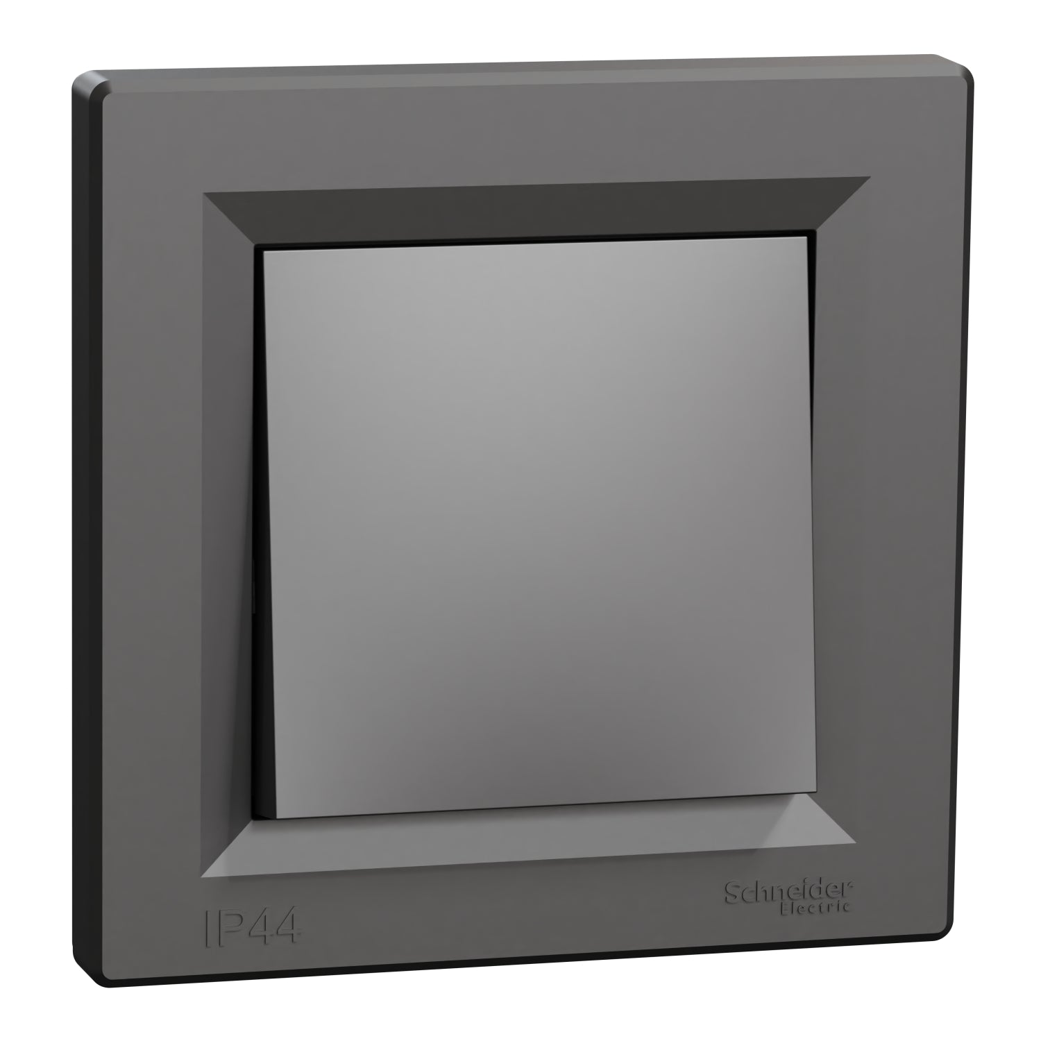 Single pole switch 10A IP44 without frame Anthracite - SCHNEIDER ELECTRIC Asfora EPH0100271