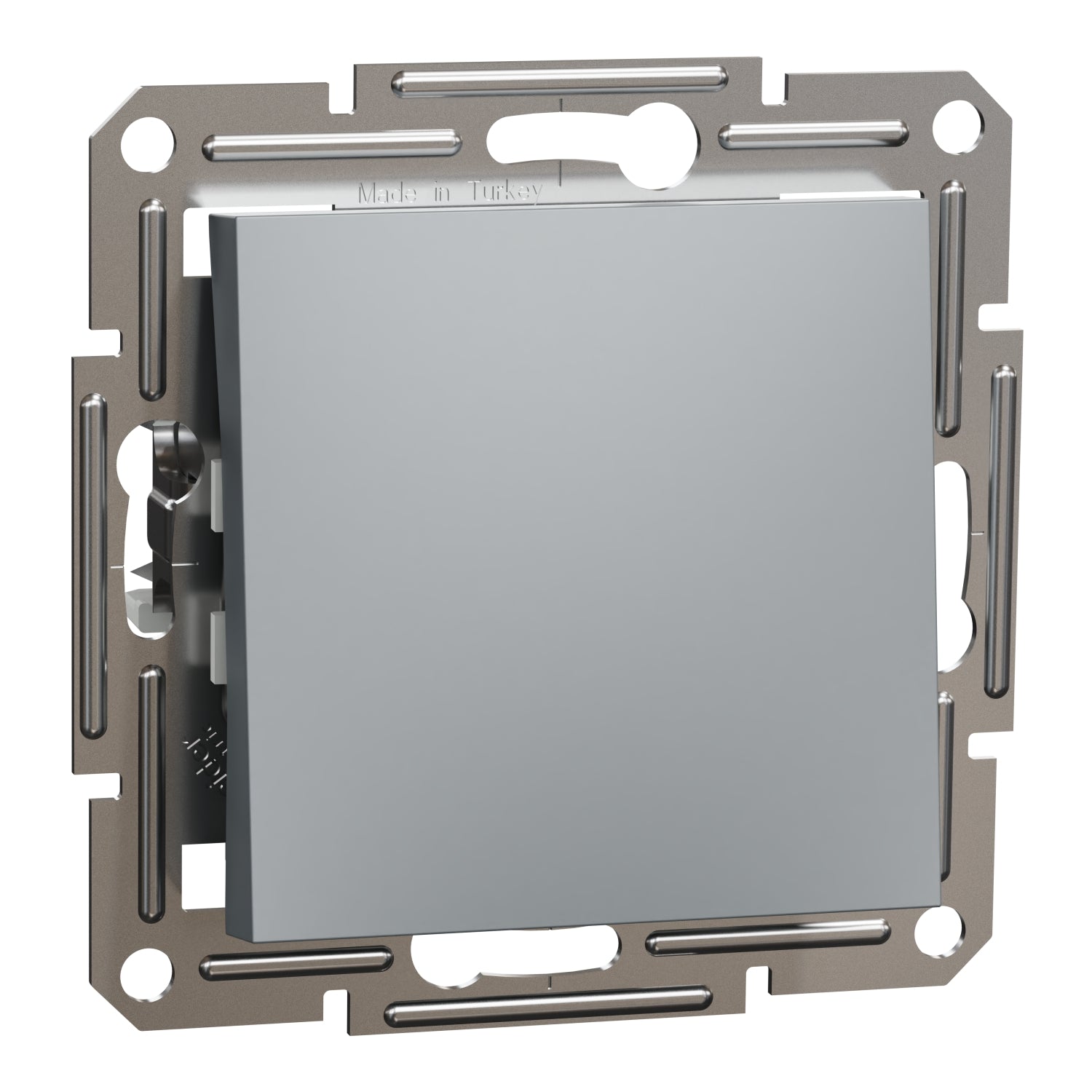Push button 10A without frame Steel - SCHNEIDER ELECTRIC Asfora EPH0700162