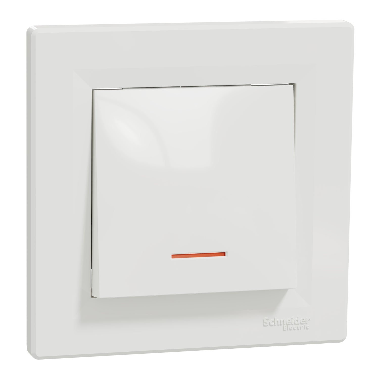 Single-pole switch with backlight 10A White - SCHNEIDER ELECTRIC Asfora EPH1400121