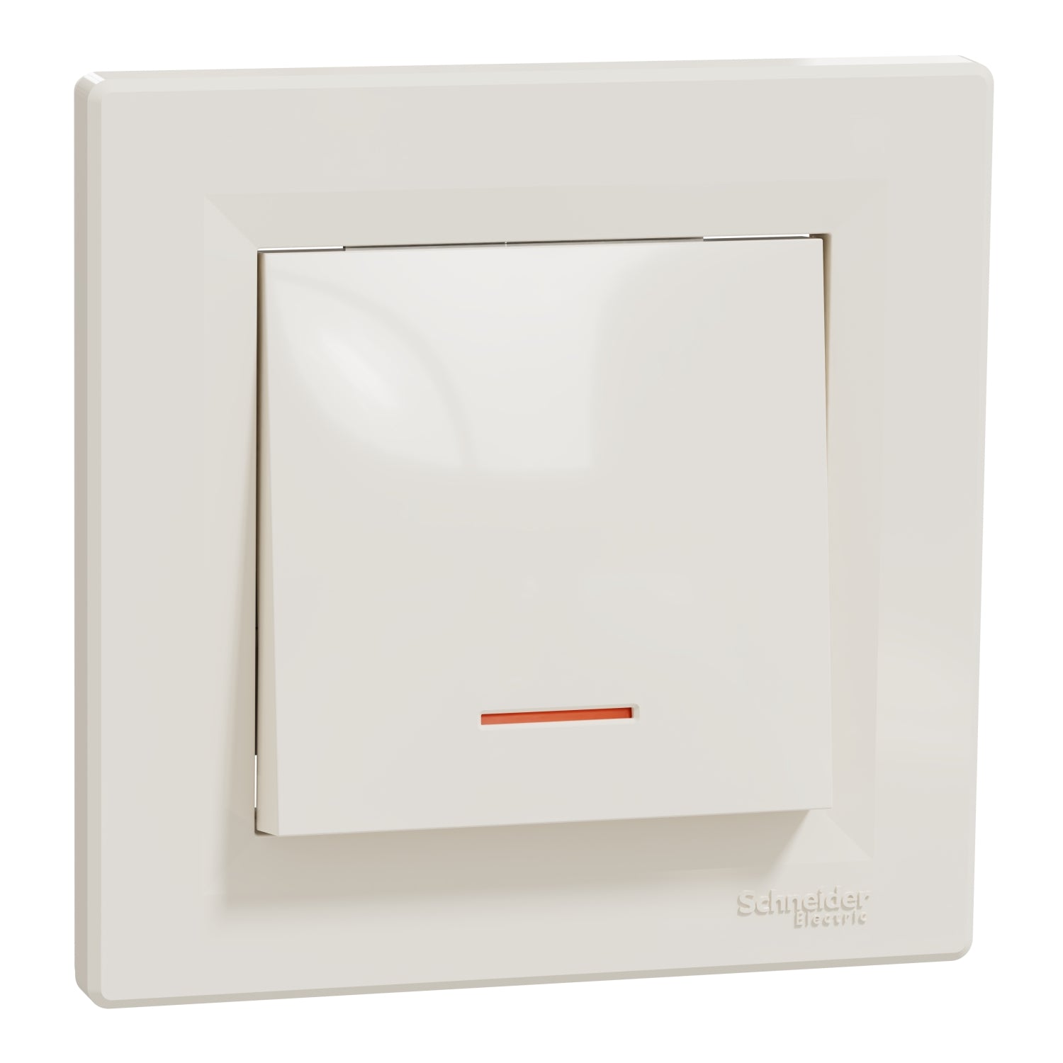 Single-pole switch with backlight 10A Cream - SCHNEIDER ELECTRIC Asfora EPH1400123