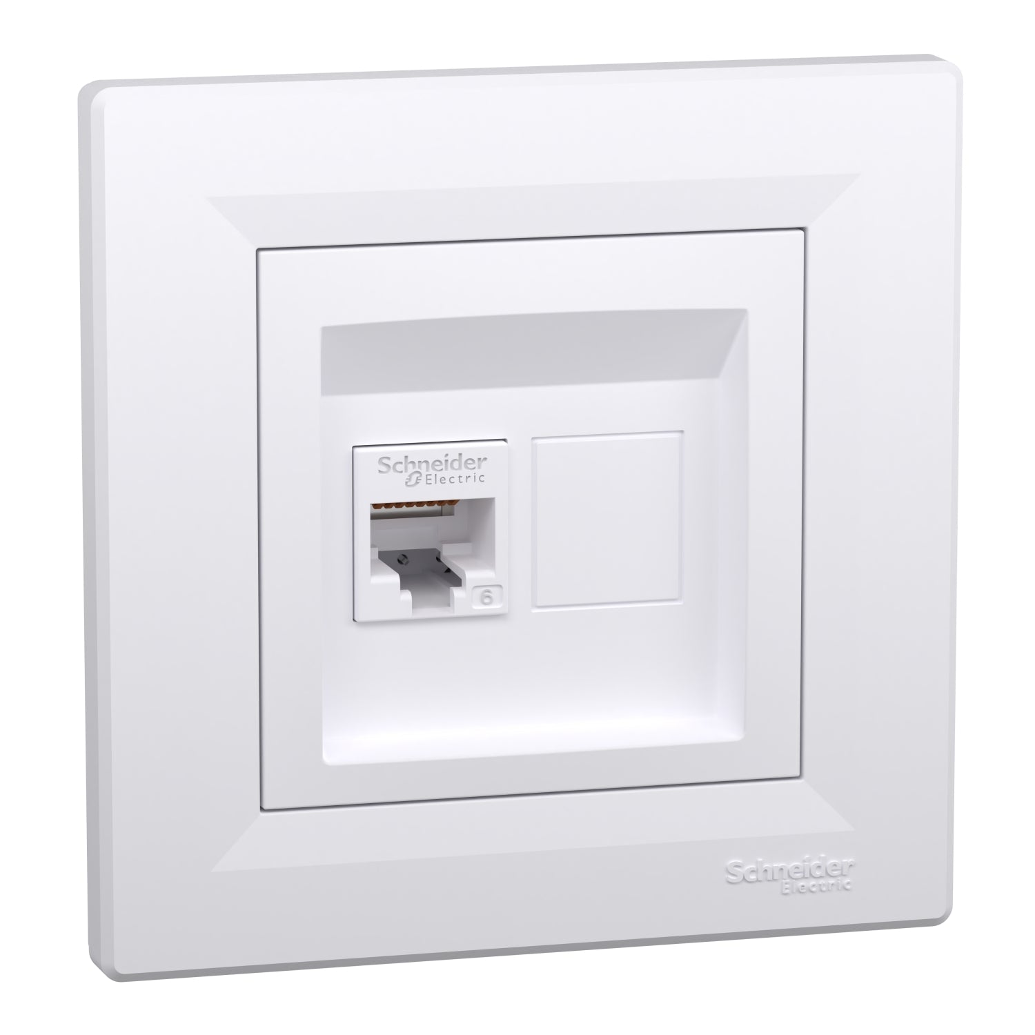 RJ45 UTP Cat.6 Socket White - SCHNEIDER ELECTRIC Asfora EPH4700121
