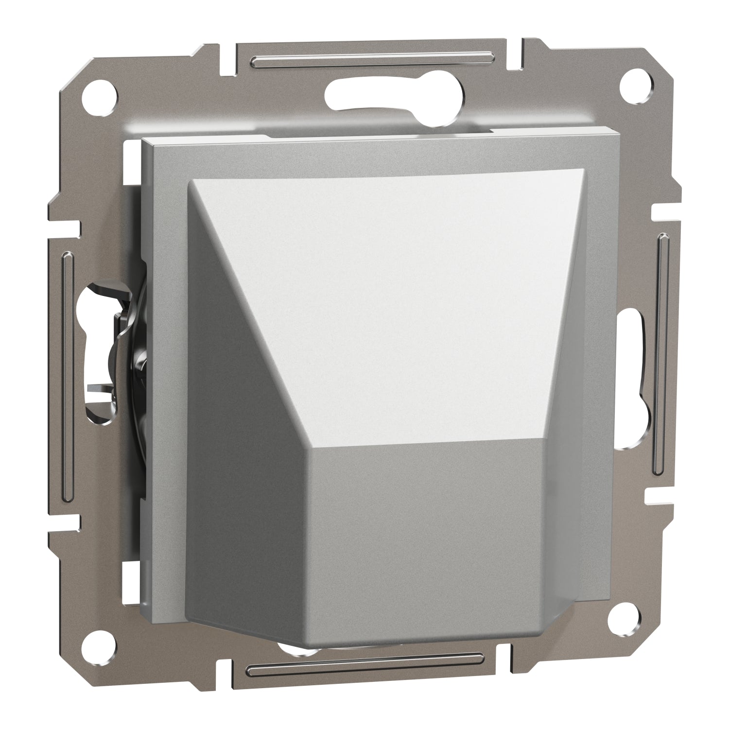 Cable outlet 25A without frame Aluminum - SCHNEIDER ELECTRIC Asfora EPH5500161