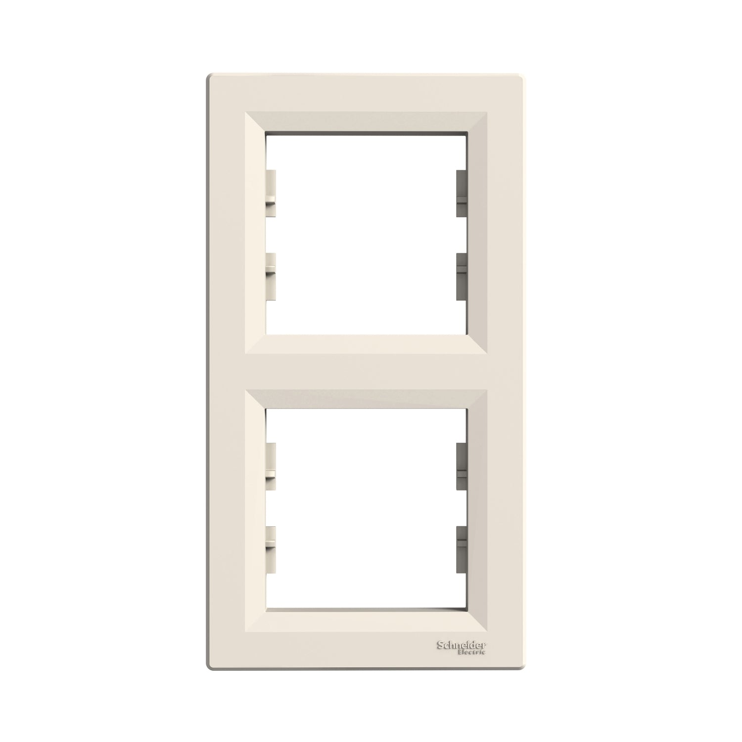 Frame 2x Cream vertical - SCHNEIDER ELECTRIC Asfora EPH5810223