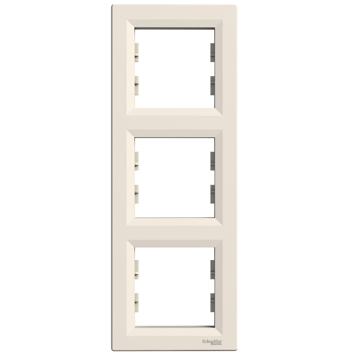 Frame 3x Cream vertical - SCHNEIDER ELECTRIC Asfora EPH5810323