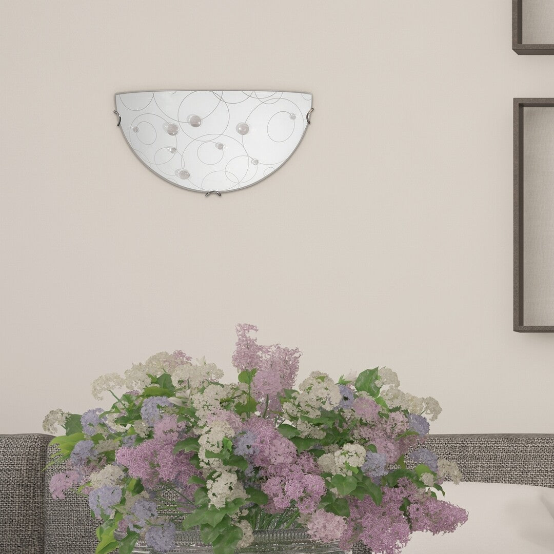 Jolly RABALUX wall lamp – wall lamp with white pattern and E27 socket