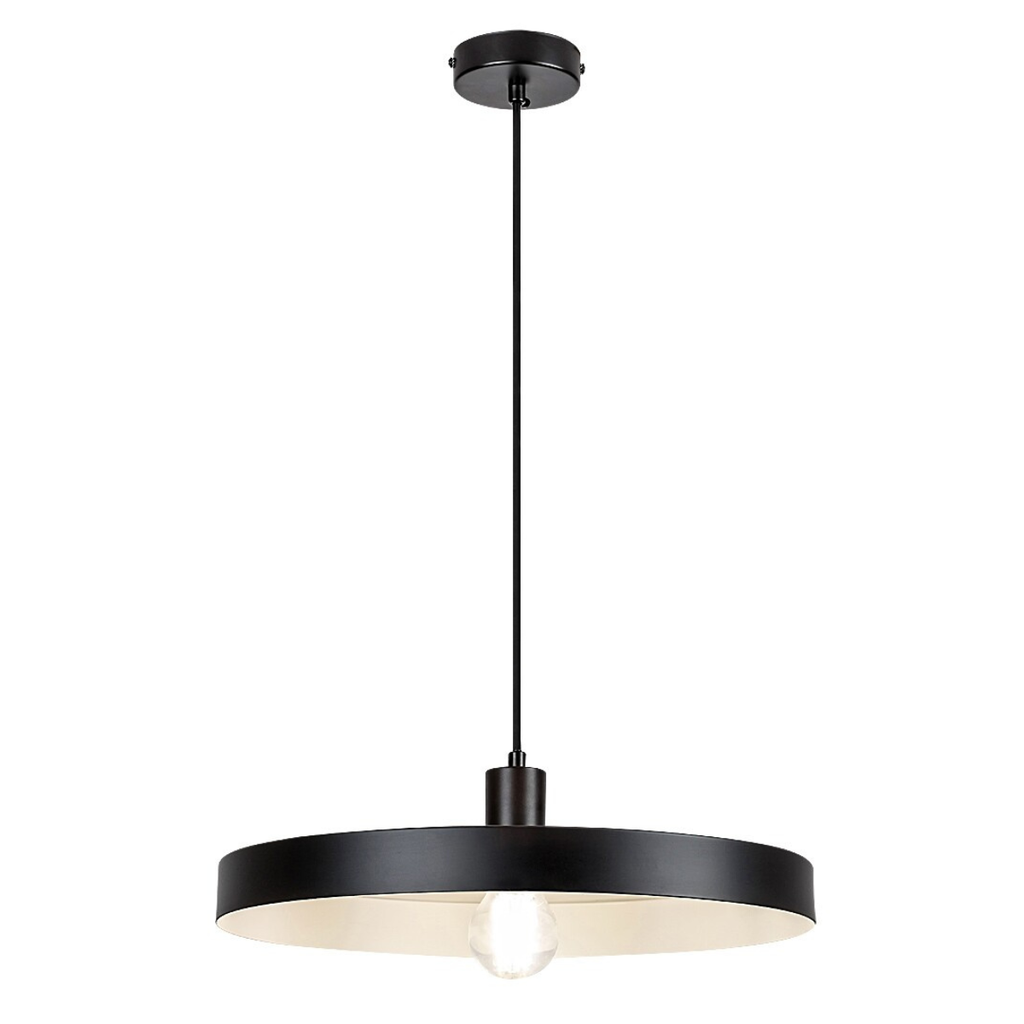 Alatar – висящ пендел, черен мат, Ø40 см, индустриален стил