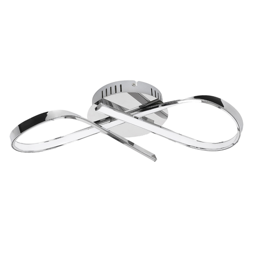 Aniela – модерен LED плафон 20W, хром, 4000K естествена светлина