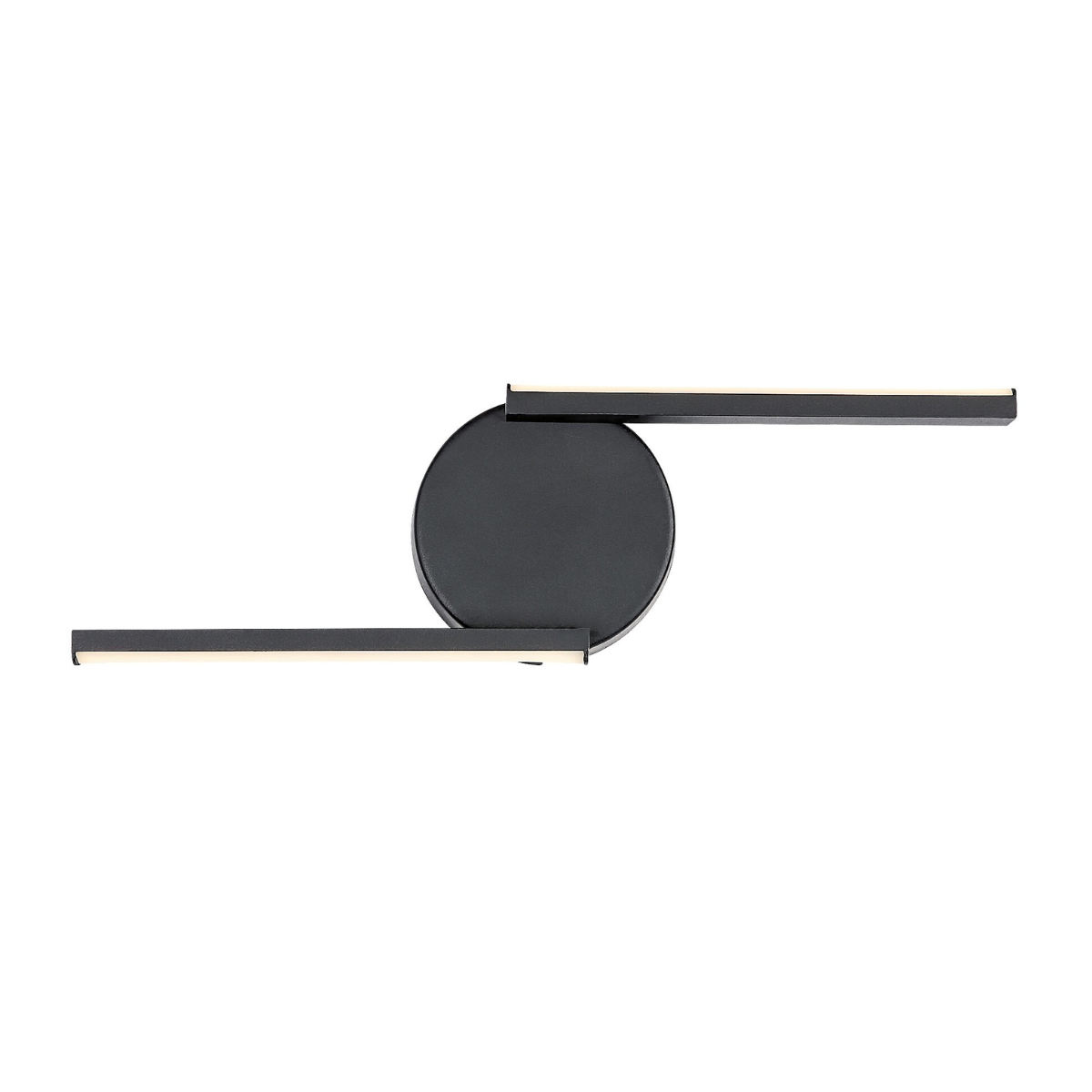 Sabira – модерна LED стенна лампа 8W, черен метал, 4000K естествена светлина