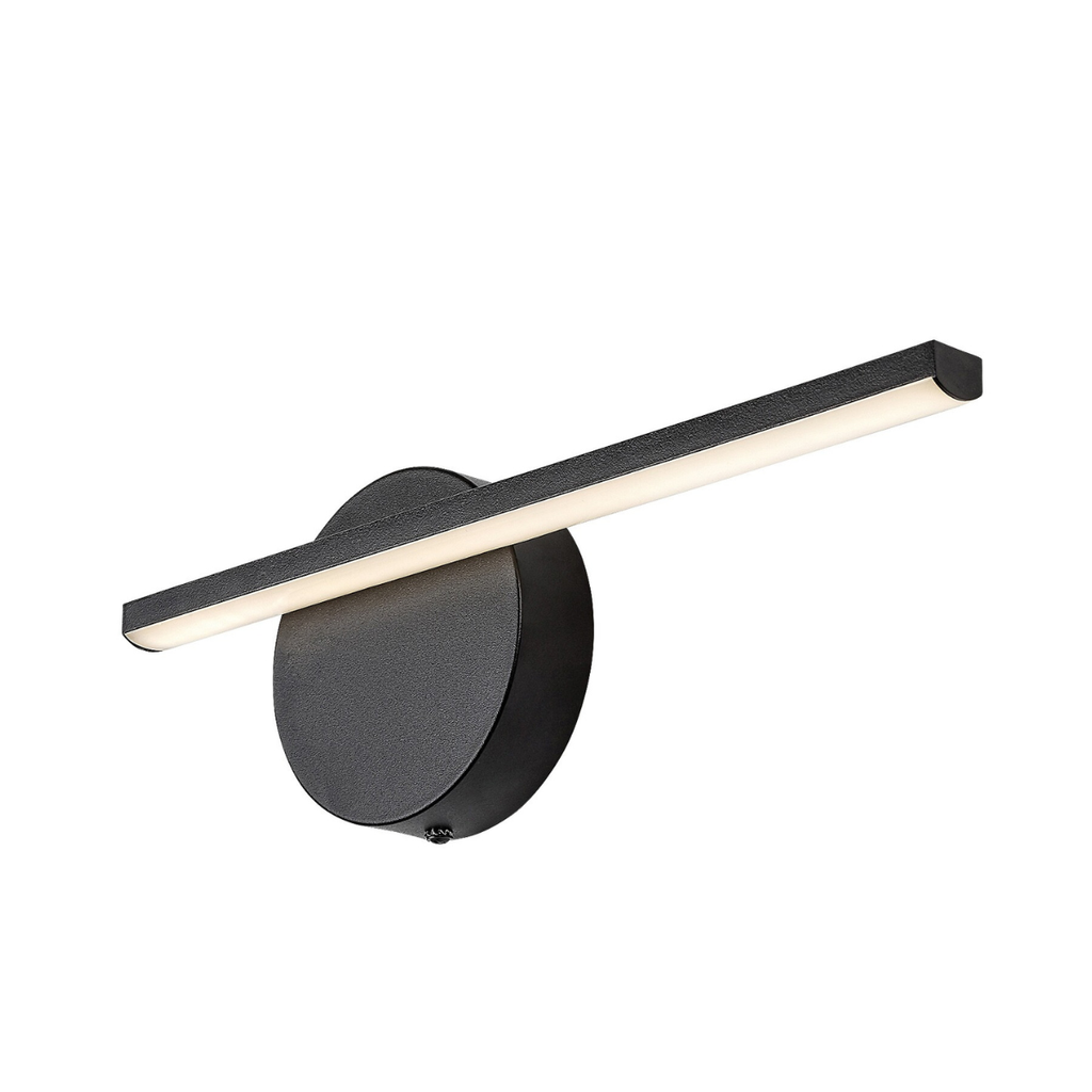 Sabira – LED стенен аплик 6W, черен метал, 4000K естествена светлина