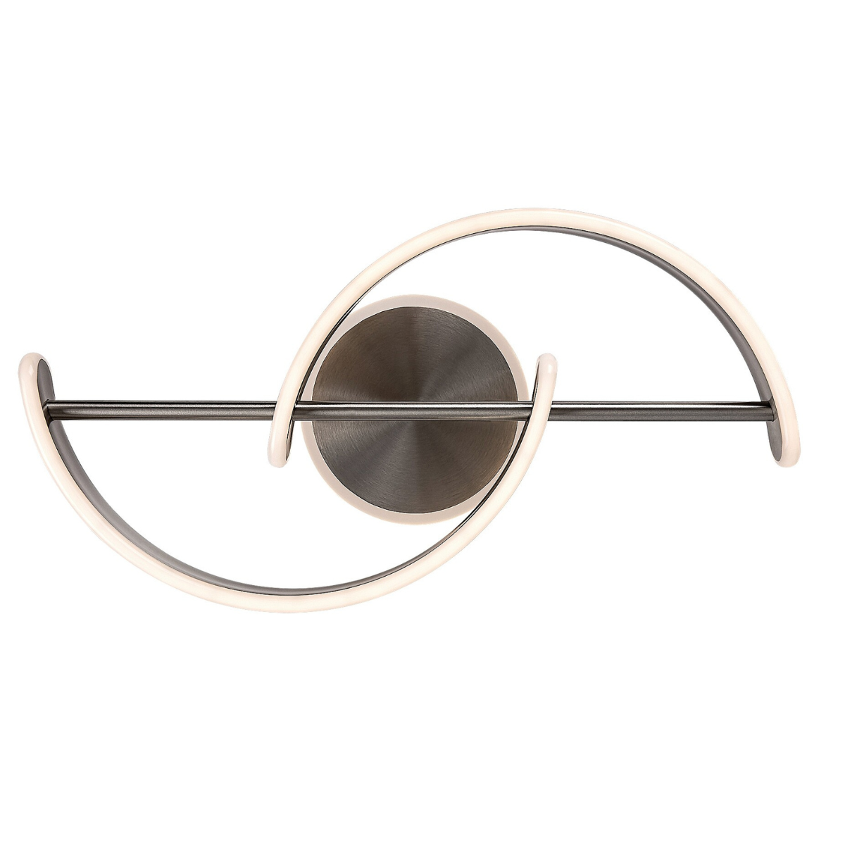 Jarnelle – LED плафон 30W, атинен хром, 3000K топла светлина