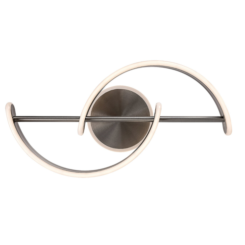 Jarnelle – LED плафон 30W, атинен хром, 3000K топла светлина