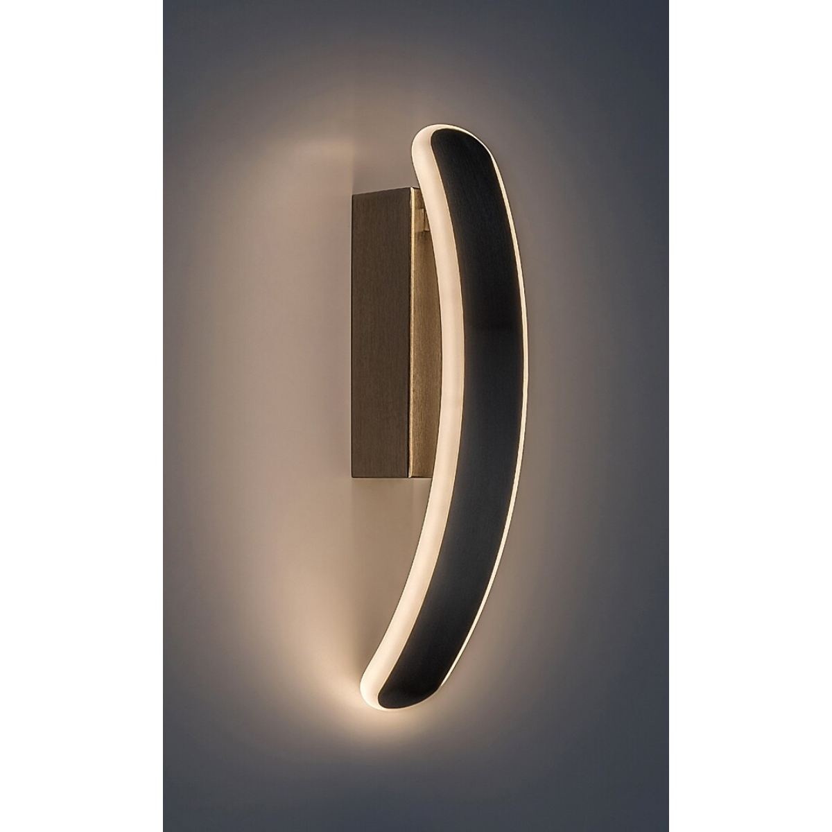 Jarnelle – LED стенен аплик 12W, атинен хром, 3000K топла светлина