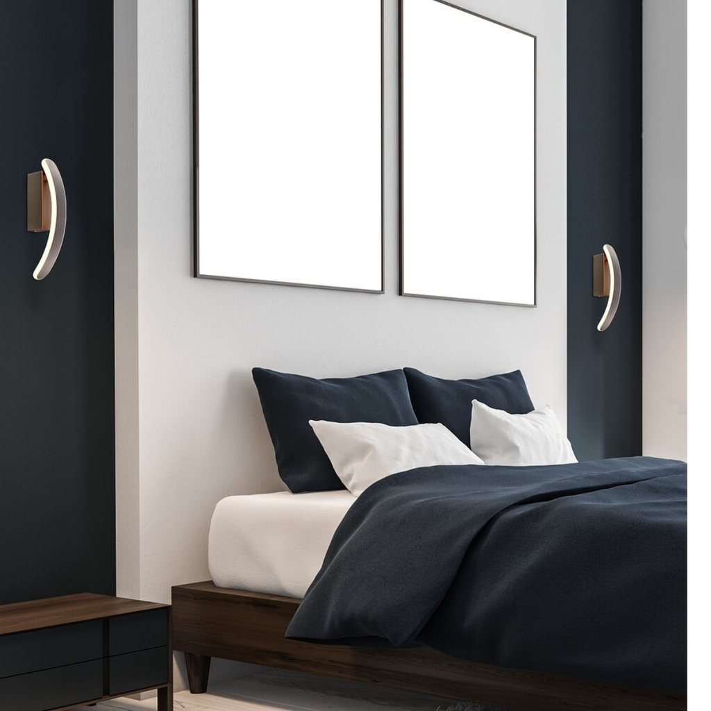 Jarnelle – LED стенен аплик 12W, атинен хром, 3000K топла светлина