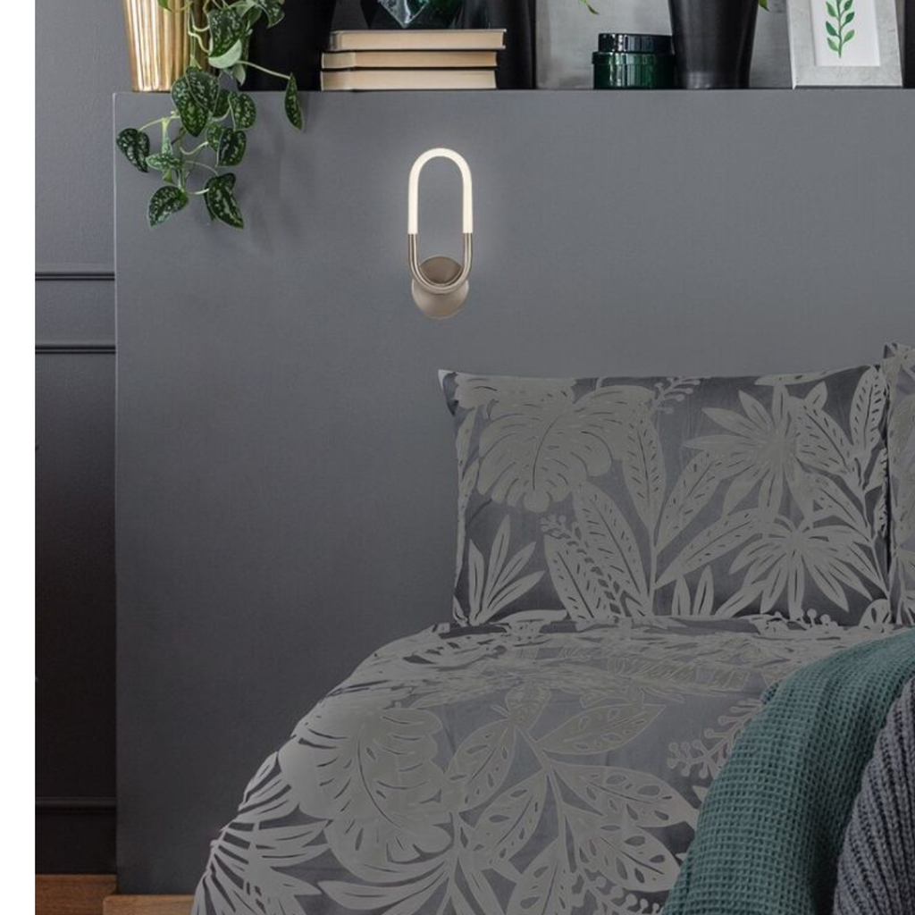 Irelia RABALUX wall lamp – attenuated chrome, LED 9W, 4000K