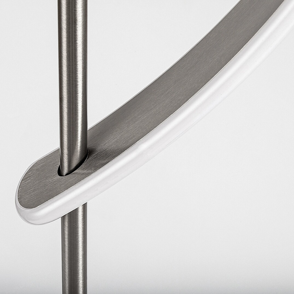 Jarnelle – LED лампион 30W, атинен хром, 3000K топла светлина