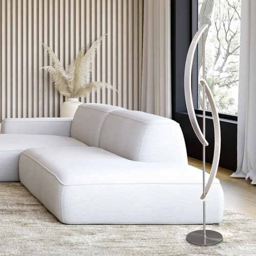 Jarnelle – LED лампион 30W, атинен хром, 3000K топла светлина