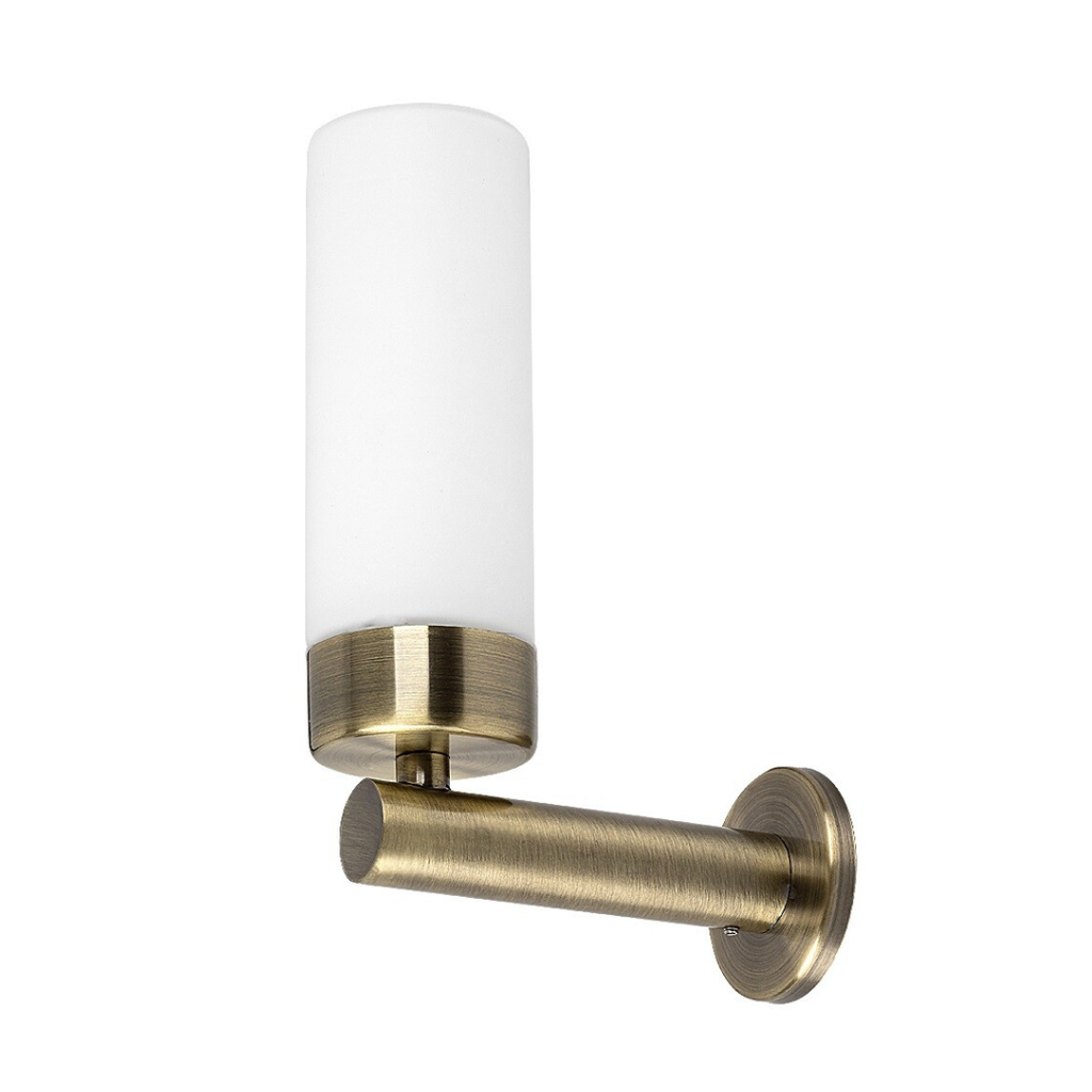 Betty – LED bathroom lighting RABALUX, bronze body and glass shade, 4W, IP44