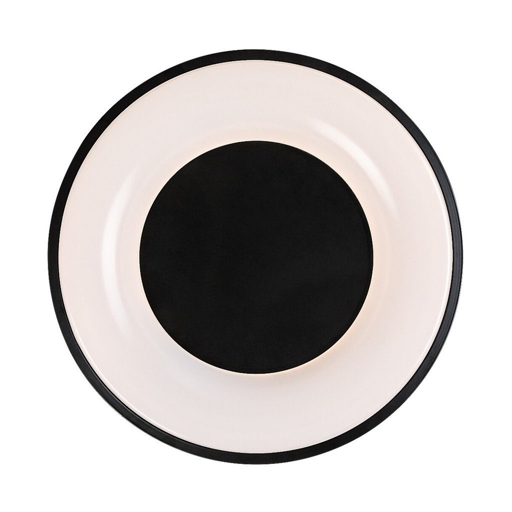 Ceilo – модерен LED плафон с дистанционно управление, регулируема светлина, 38W, черен