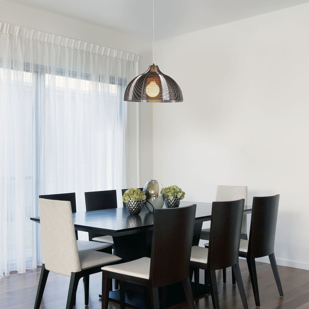 Oz RABALUX – Hanging chandelier, brown metal, 1xE27, Ø40cm