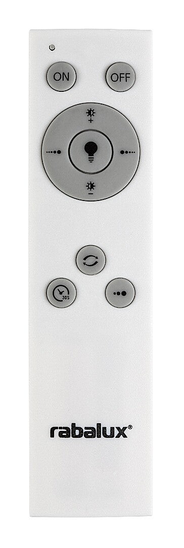 Ceilo – модерен LED плафон с дистанционно управление, регулируема светлина, 38W, черен