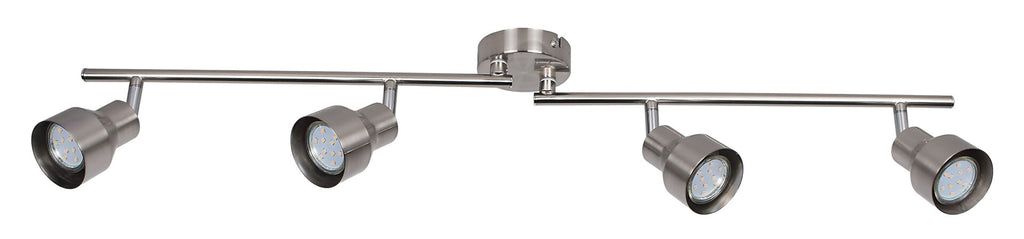 Blake RABALUX spotlight – four-light ceiling spotlight in athene chrome