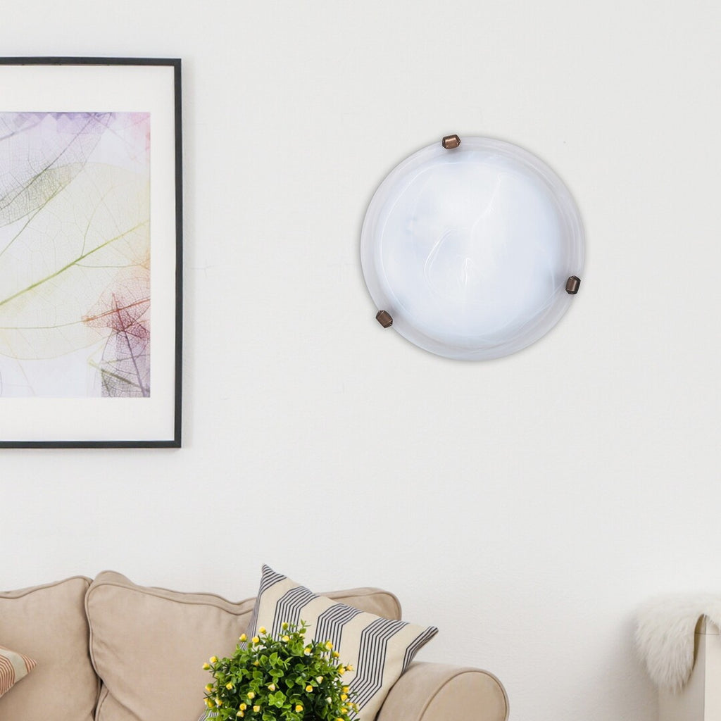 Alabastro RABALUX ceiling light – classic ceiling light made of alabaster glass