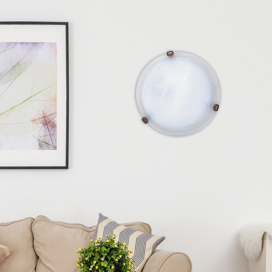 Alabastro RABALUX ceiling light – classic ceiling light made of alabaster glass