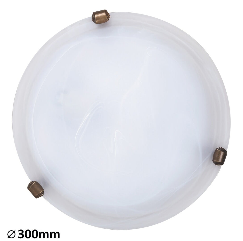 Alabastro RABALUX ceiling light – classic ceiling light made of alabaster glass