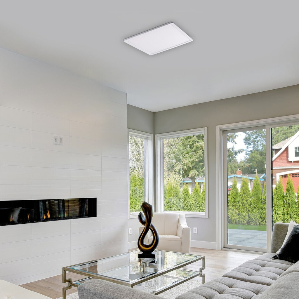 Pavel – Recessed LED ceiling light RABALUX, white, 22W, 2200lm, IP20, 4000K