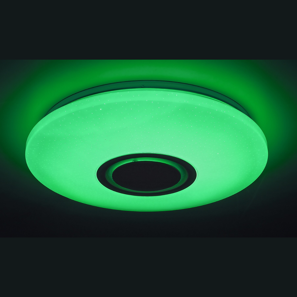 Rodion – смарт LED плафон с дистанционно, RGB ефекти и звезден ефект, 24W, Wi-Fi + Bluetooth