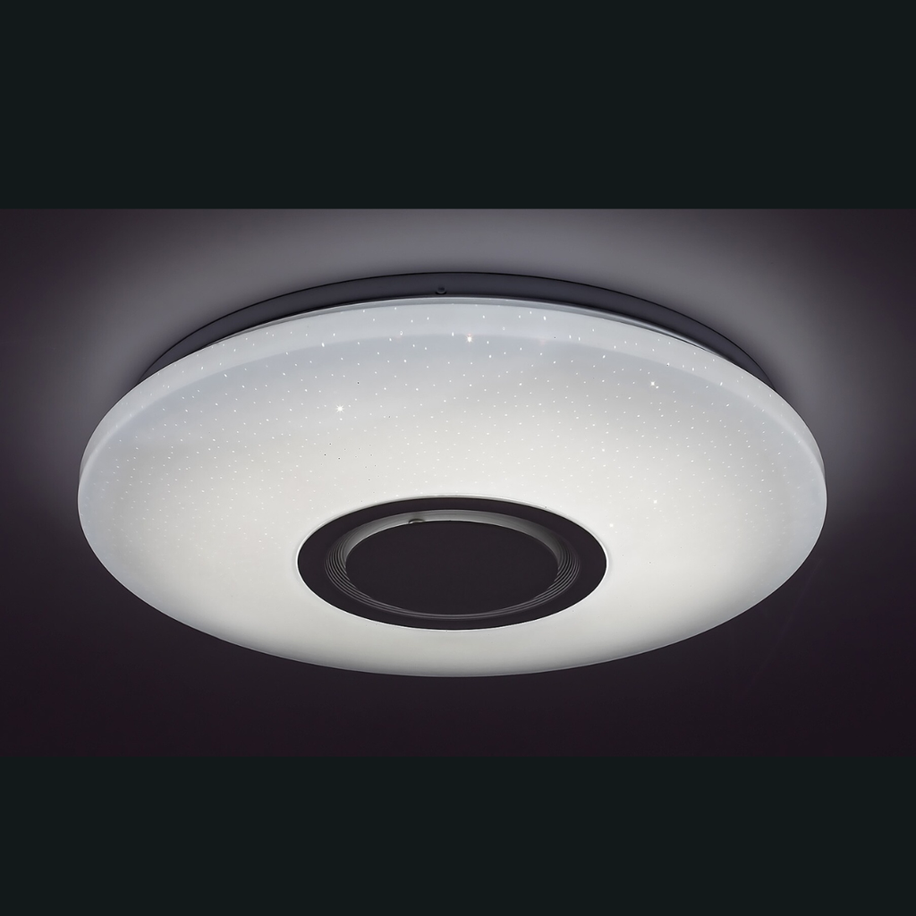 Rodion – смарт LED плафон с дистанционно, RGB ефекти и звезден ефект, 24W, Wi-Fi + Bluetooth