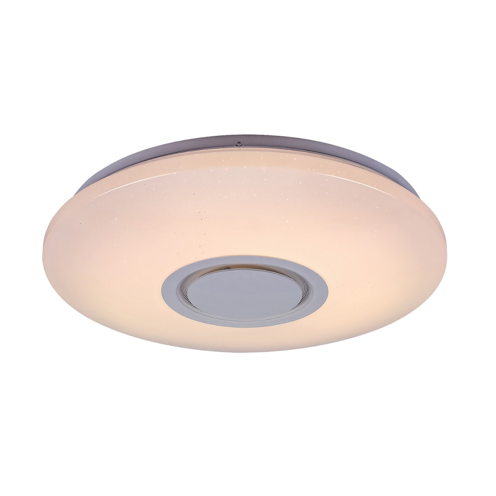 Rodion – смарт LED плафон с дистанционно, RGB ефекти и звезден ефект, 24W, Wi-Fi + Bluetooth