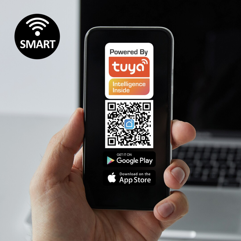 Rodion – смарт LED плафон с дистанционно, RGB ефекти и звезден ефект, 24W, Wi-Fi + Bluetooth