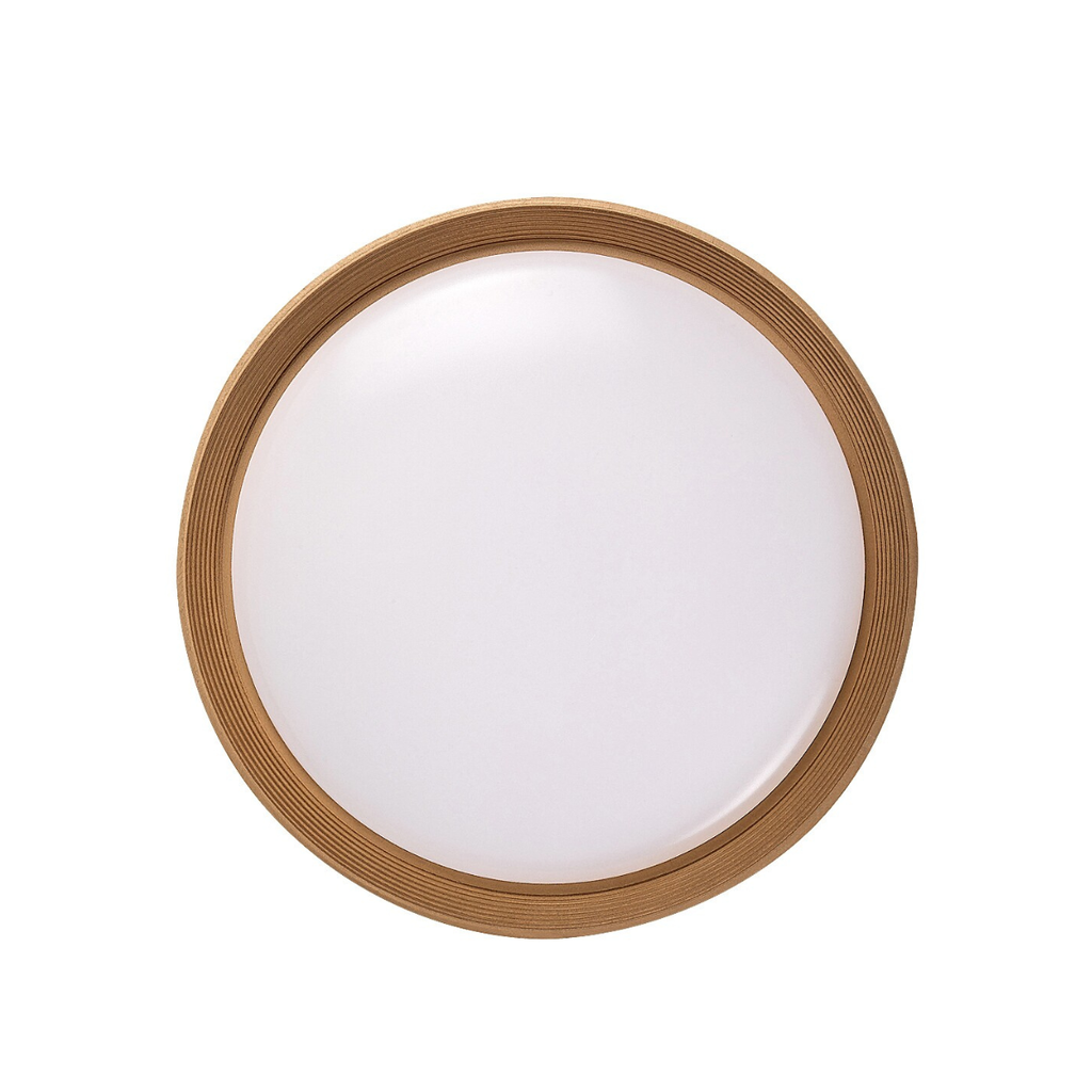 Ladan – модерен LED плафон с дистанционно управление, регулируема светлина, 48W, кафяв/златен