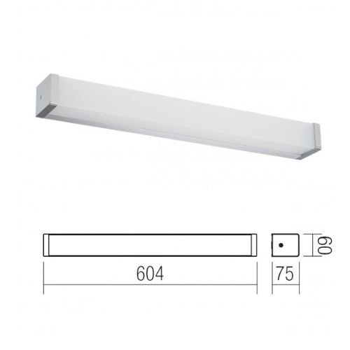 LED аплик за баня LEDO – два размера (350мм и 604мм), стил и функционалност.