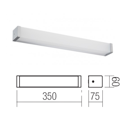 LED аплик за баня LEDO – два размера (350мм и 604мм), стил и функционалност.