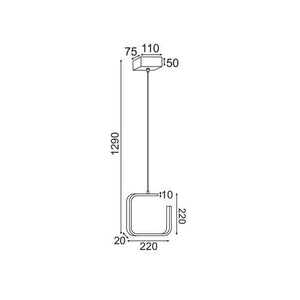 LED пендел EUCLID1 - AVA Lighting