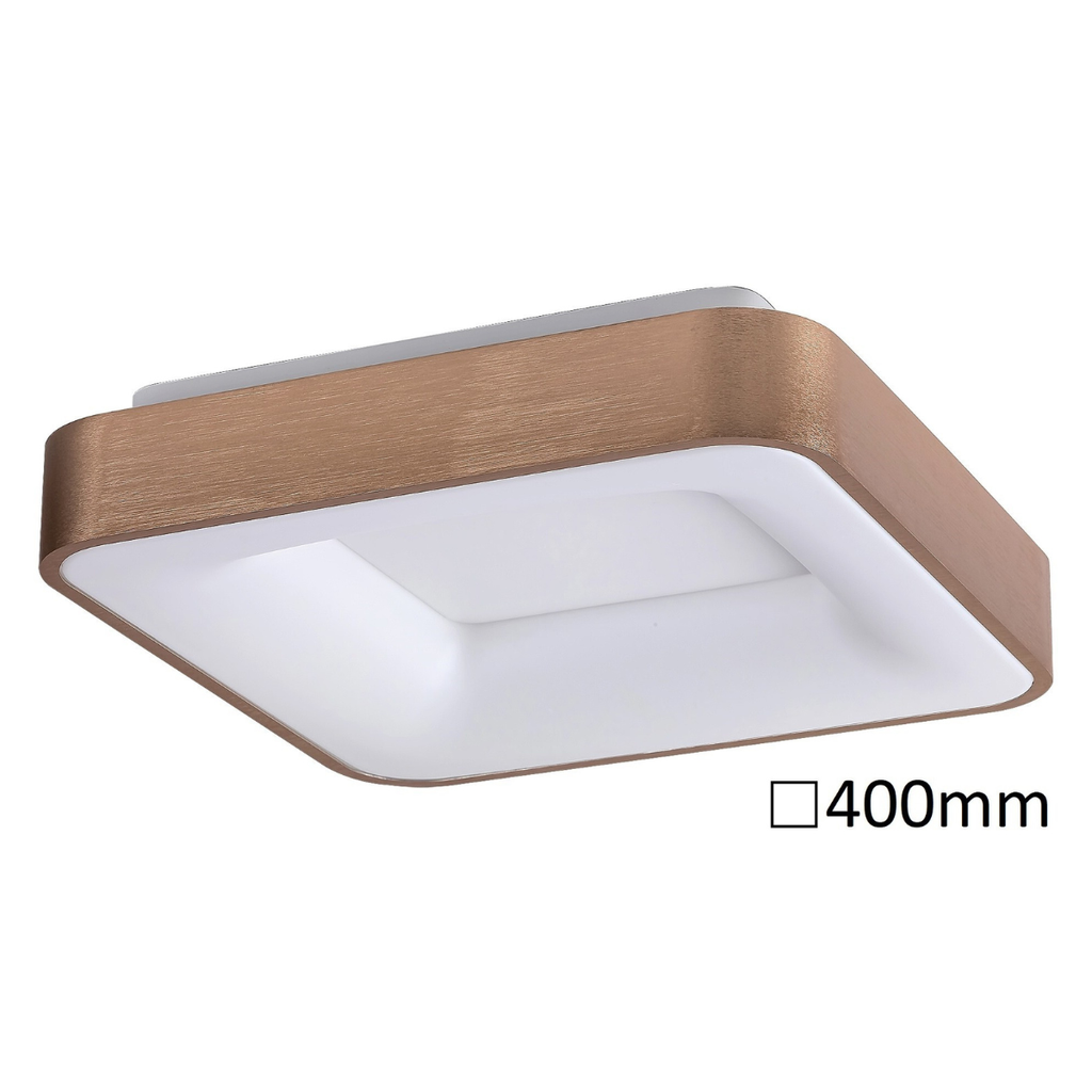 Carmella – LED таванна лампа, златен, 30W, 400×400 мм, модерна серия