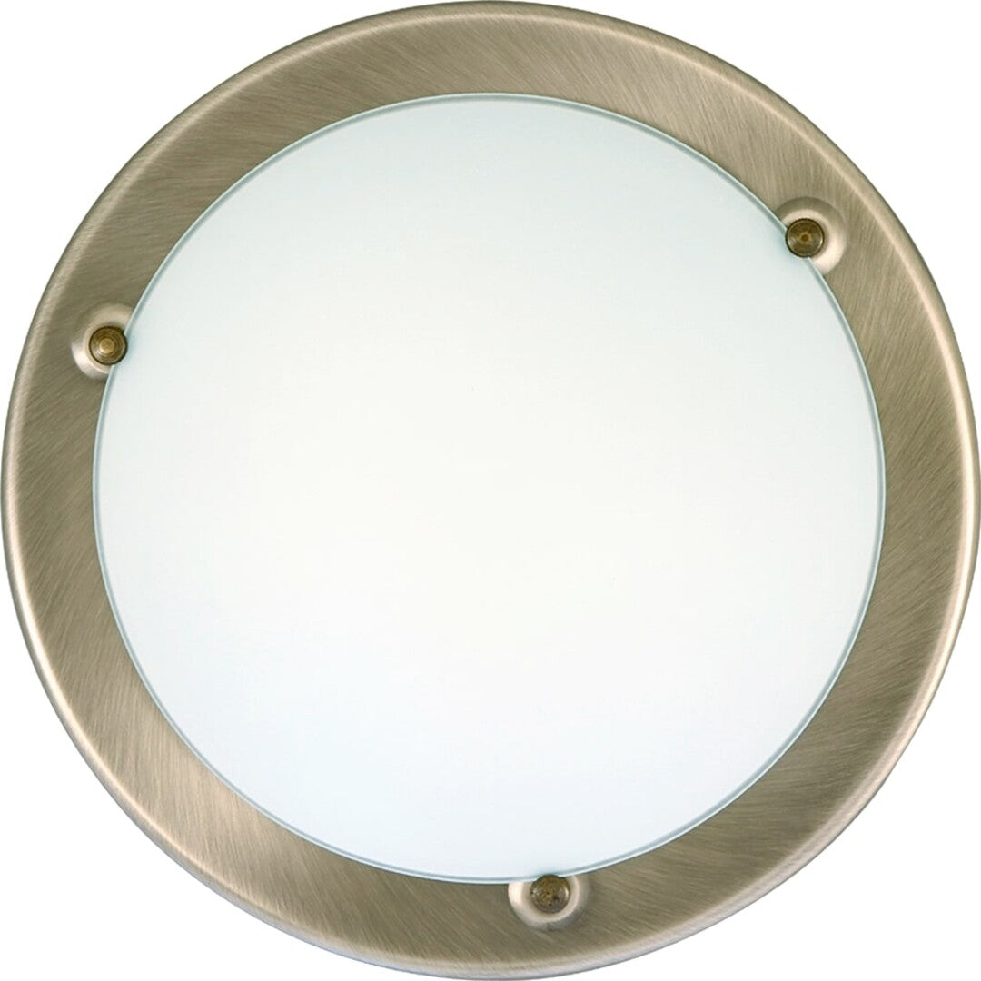 Ufo – Ceiling lamp RABALUX with bronze body and glass shade, E27, IP20