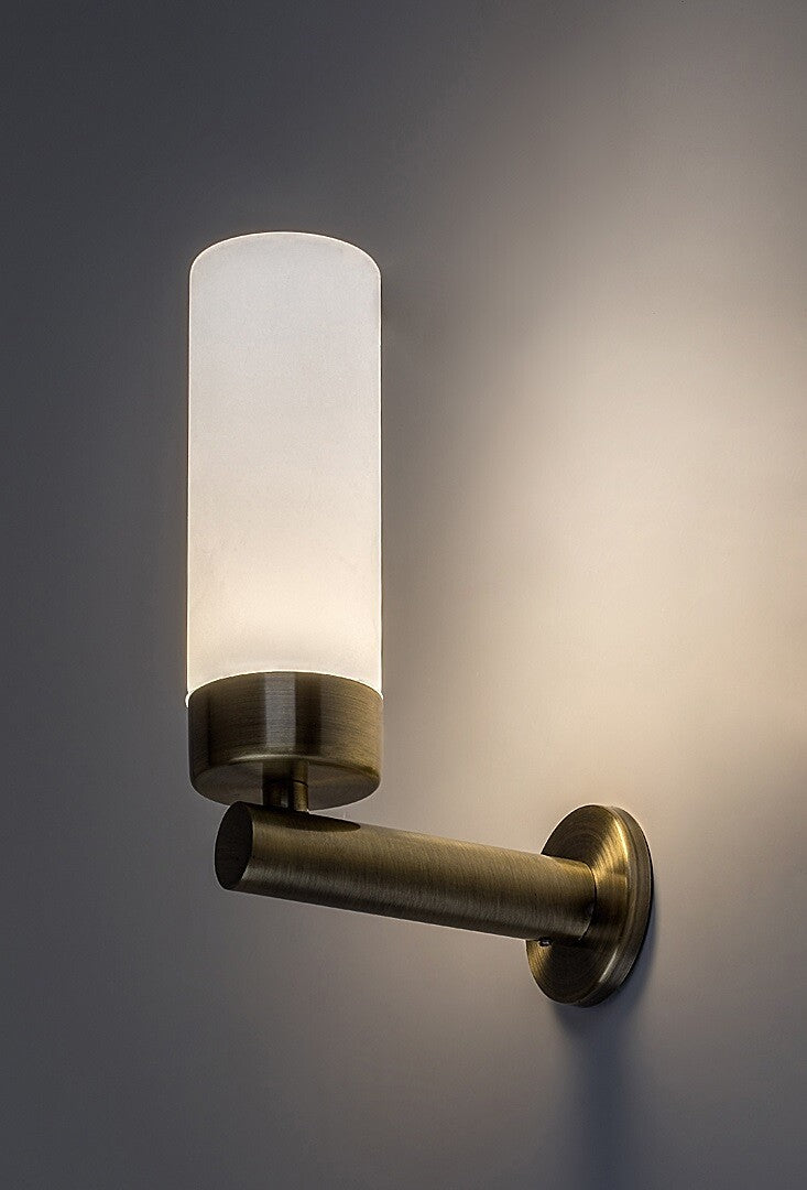 Betty – LED bathroom lighting RABALUX, bronze body and glass shade, 4W, IP44