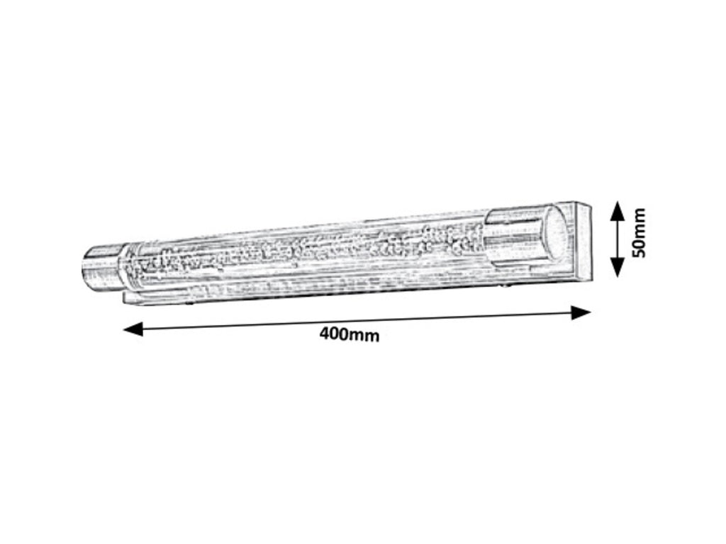 Abbey RABALUX lighting fixture – LED bathroom lighting with IP44, chrome