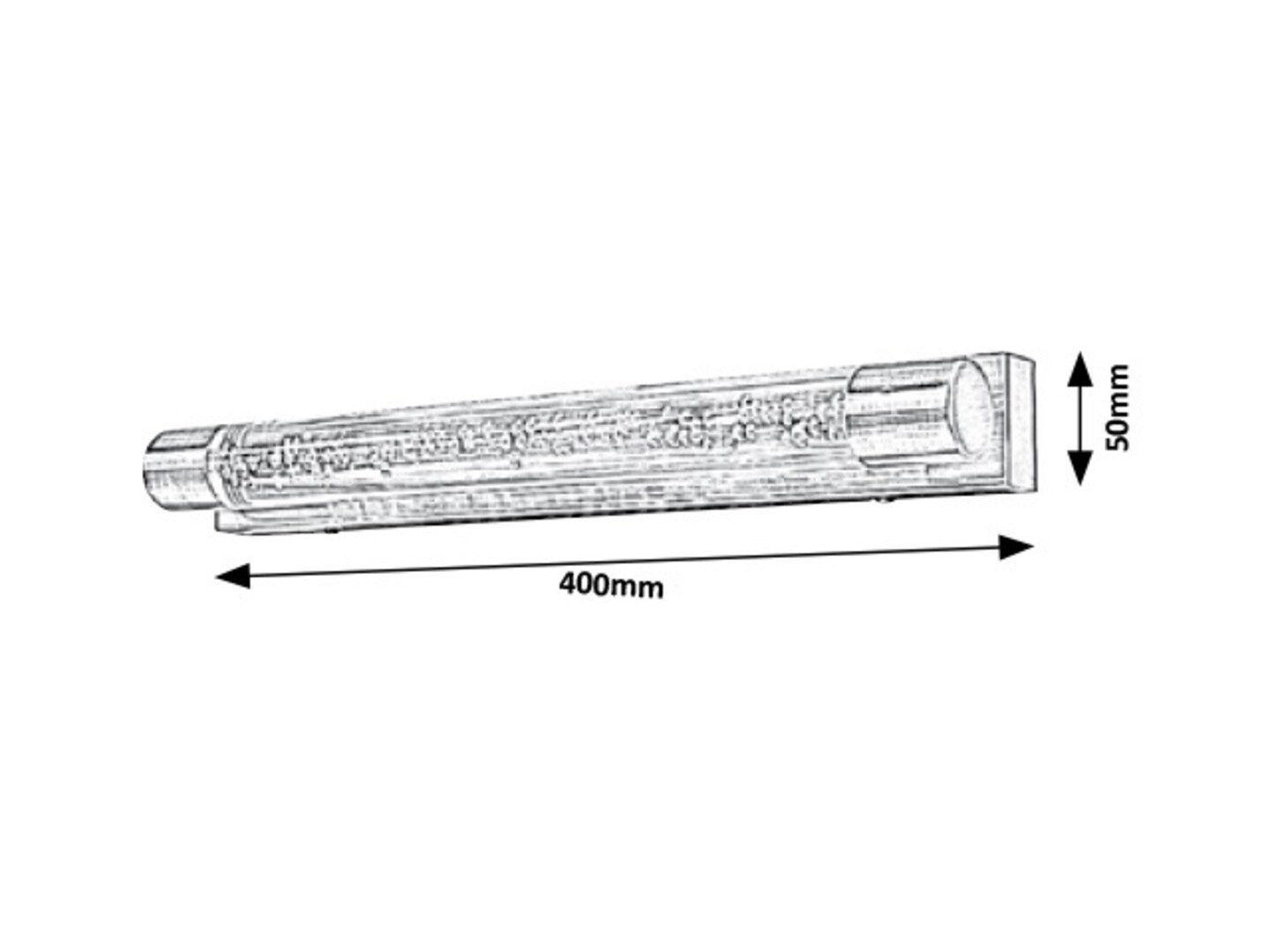 Abbey RABALUX lighting fixture – LED bathroom lighting with IP44, chrome