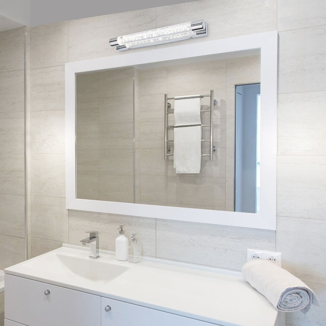 Abbey RABALUX lighting fixture – LED bathroom lighting with IP44, chrome