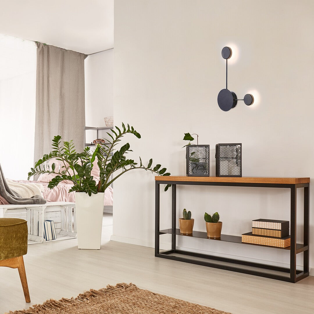 Amadeo RABALUX wall lamp – LED 7W, black, minimalist style